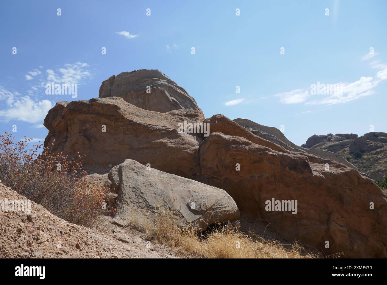 Agua Dulce, California, USA 23rd July 2024 Vasquez Rocks Natural Park ...