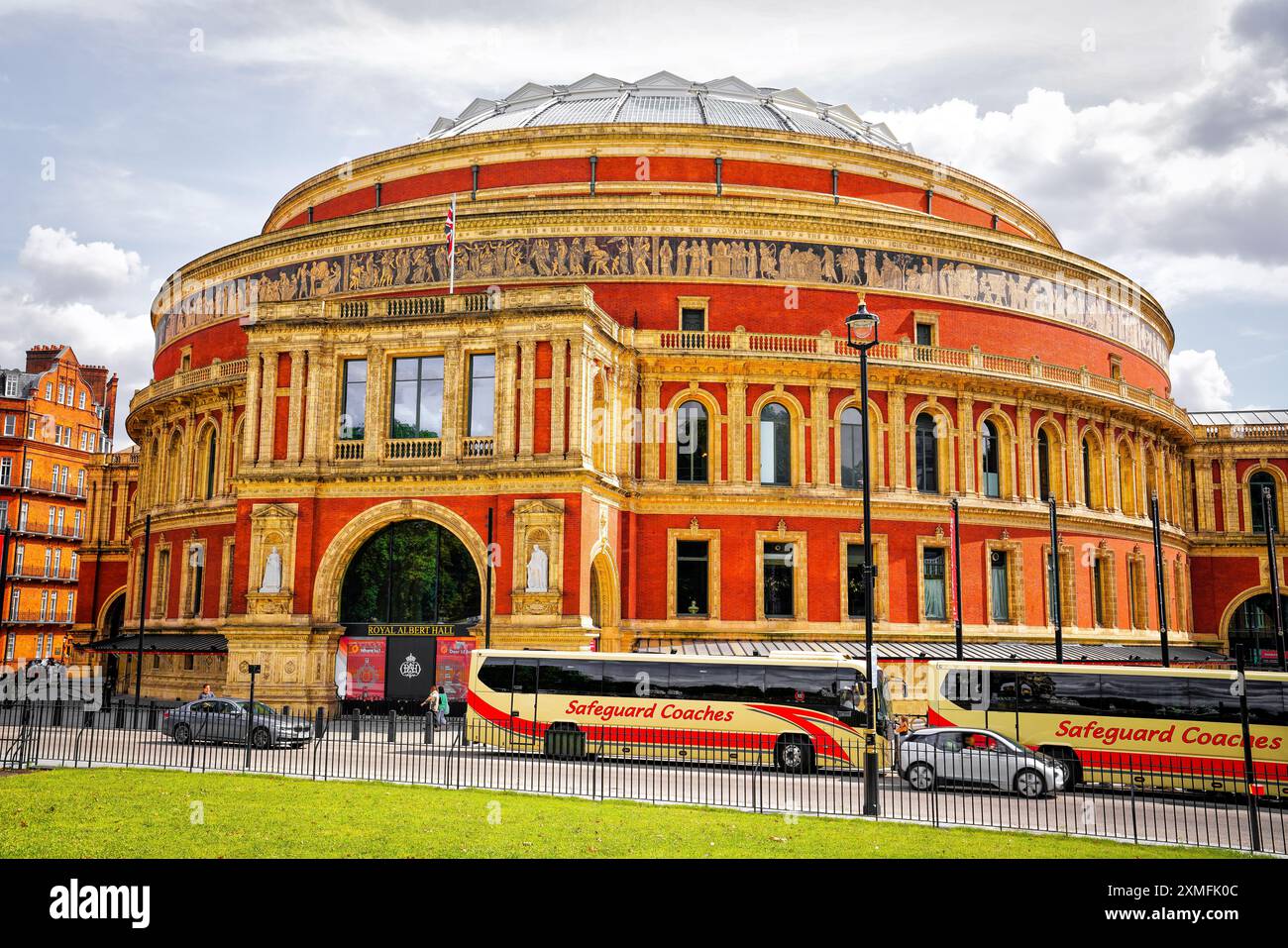 The Royal Albert Hall Exterior, South Kensington, London, England, United Kingdom Stock Photo