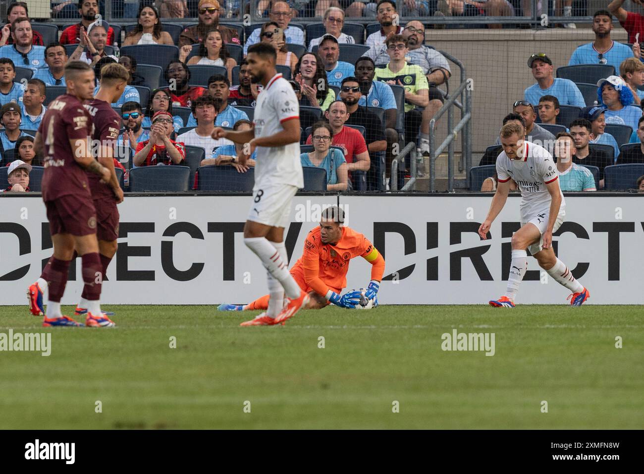 Goalkeeper Ederson 31 Of Manchester City Saves During Friendly Match Goalkeeper Ederson 31 Of Manchester City Saves During Friendly Match