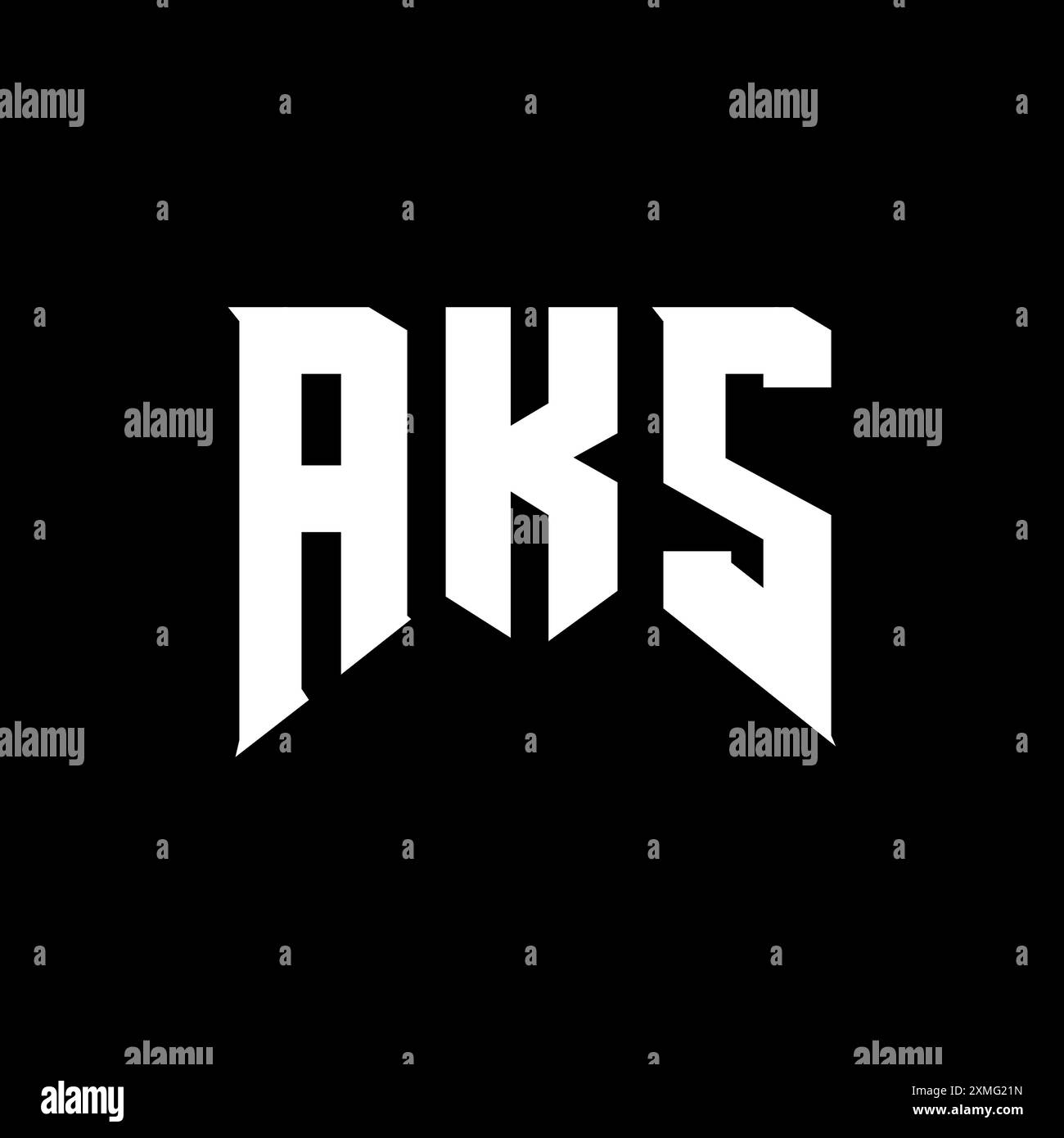 Aks logo design Stock Vector Images - Alamy