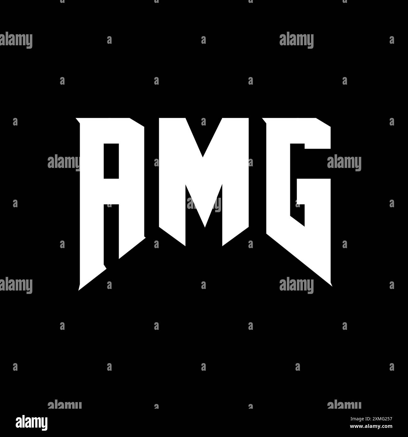 AMG letter logo design for technology company. AMG logo design black ...