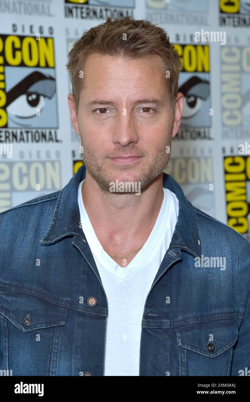 Justin Hartley beim Photocall zur CBS TV-Serie 'Tracker' auf der San Diego Comic-Con International 2024 im Hilton Bayfront Hotel. San Diego, 27.07.2024 Stock Photo