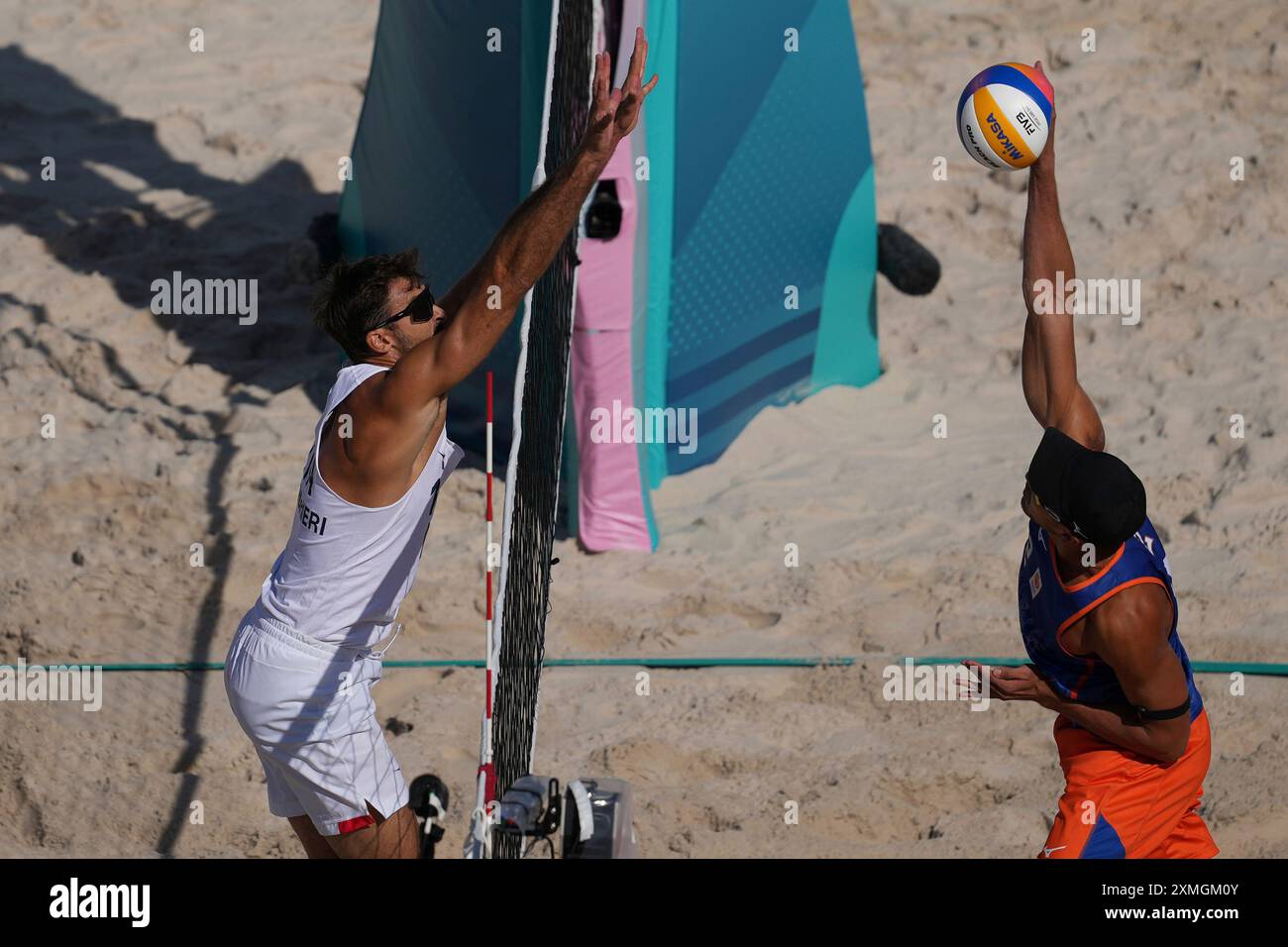 Immers Matthew of Netherlands and Ranghieri Alex of Italy in action ...
