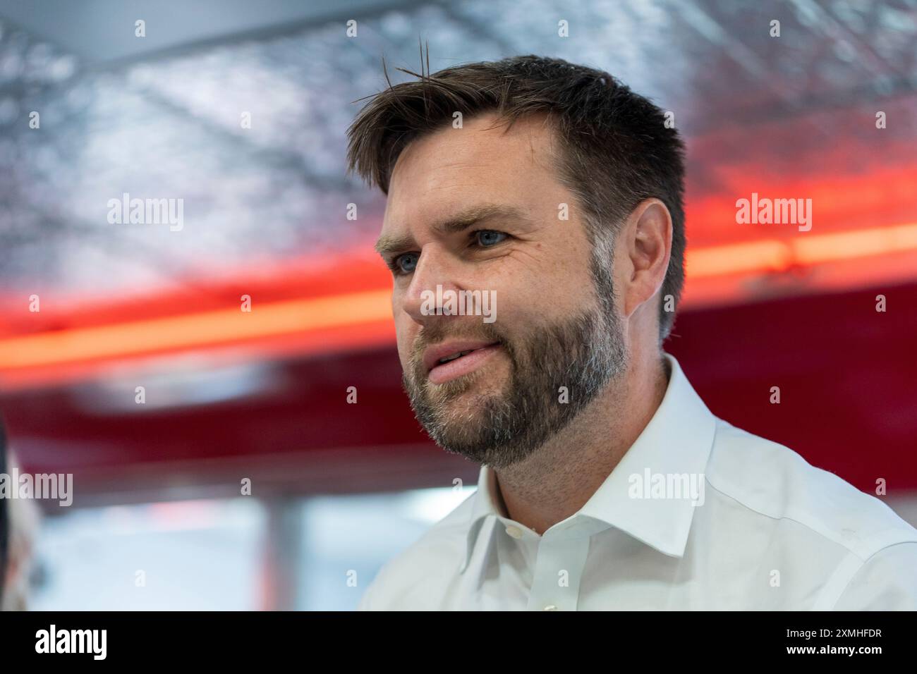 Republican vice presidential candidate Sen. JD Vance, R-Ohio, speaks ...