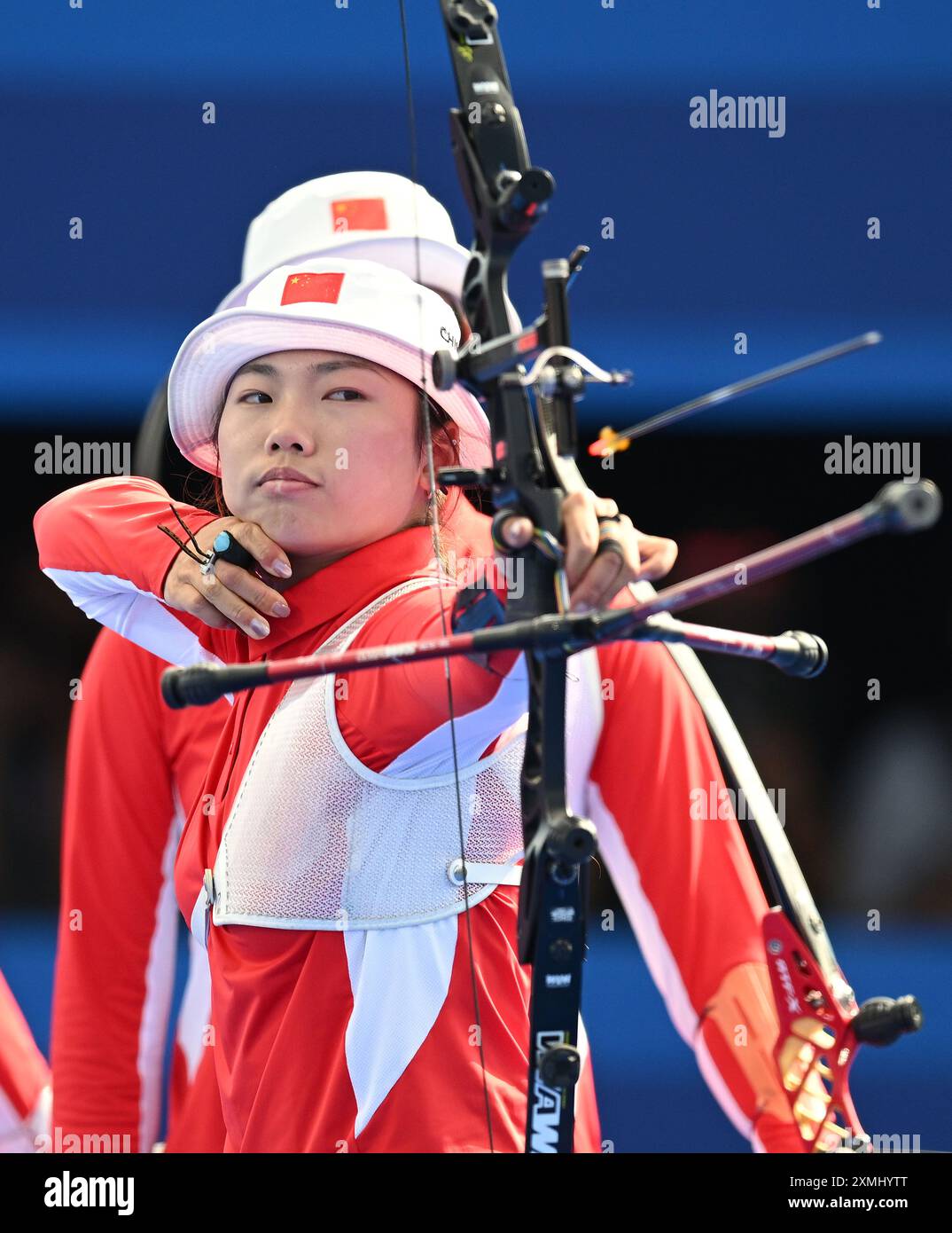 Paris, France. 28th July, 2024. Yang Xiaolei of China competes during ...