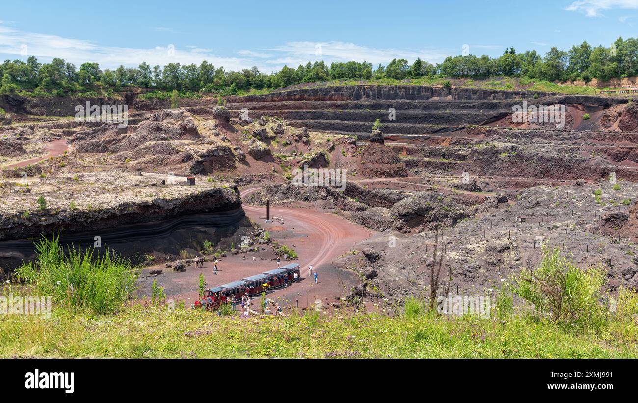 Panoramic stone quarry open pit hi-res stock photography and images - Alamy