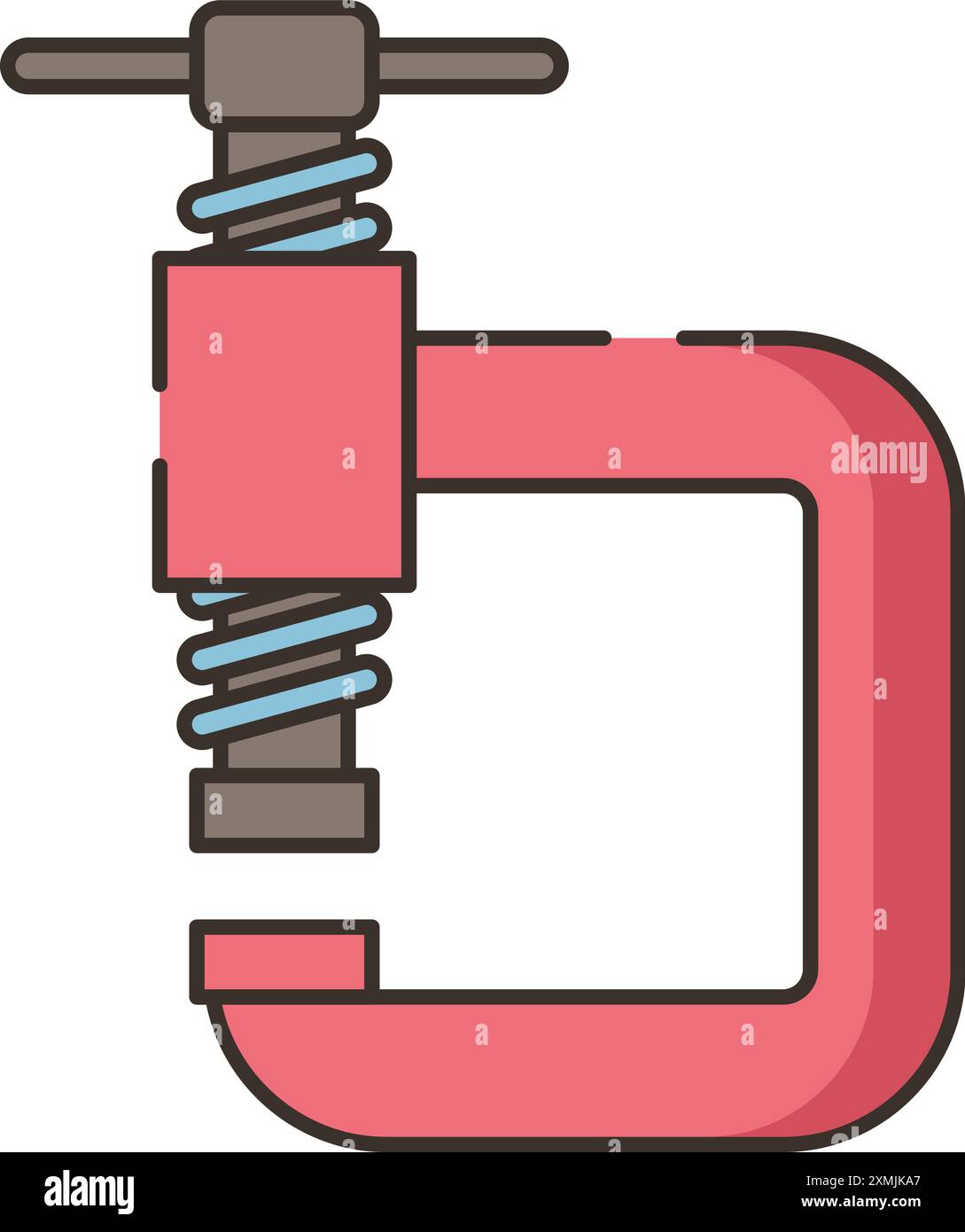 Clamp Tool Icon Stock Vector