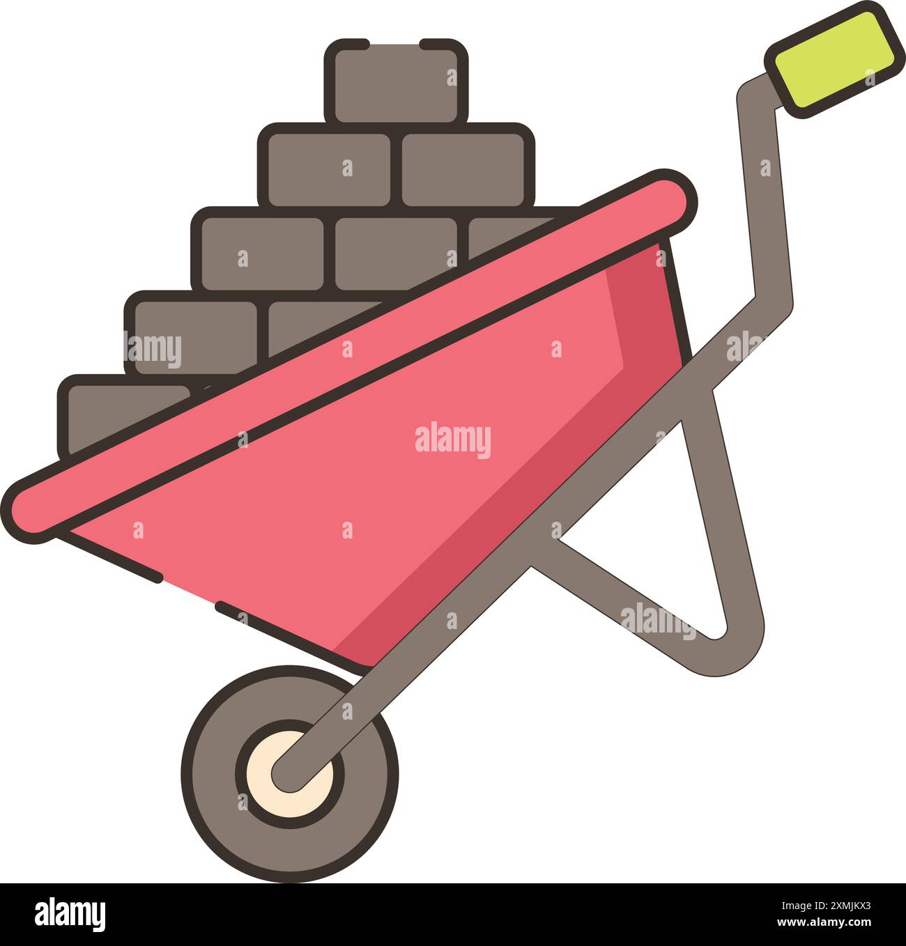 Construction Material Icon Stock Vector