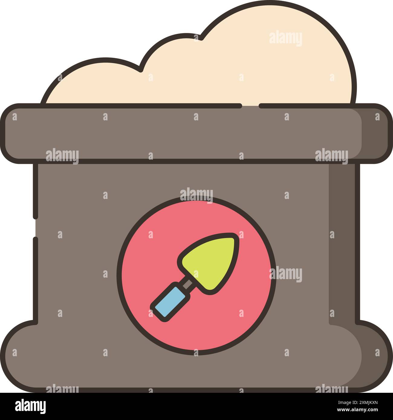 Cement Icon Stock Vector