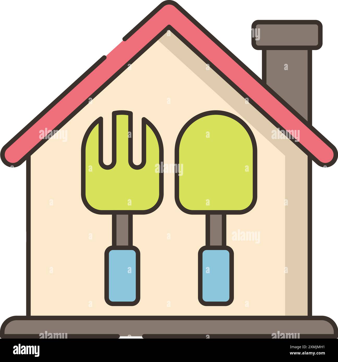 Home and Garden Tools Icon Stock Vector