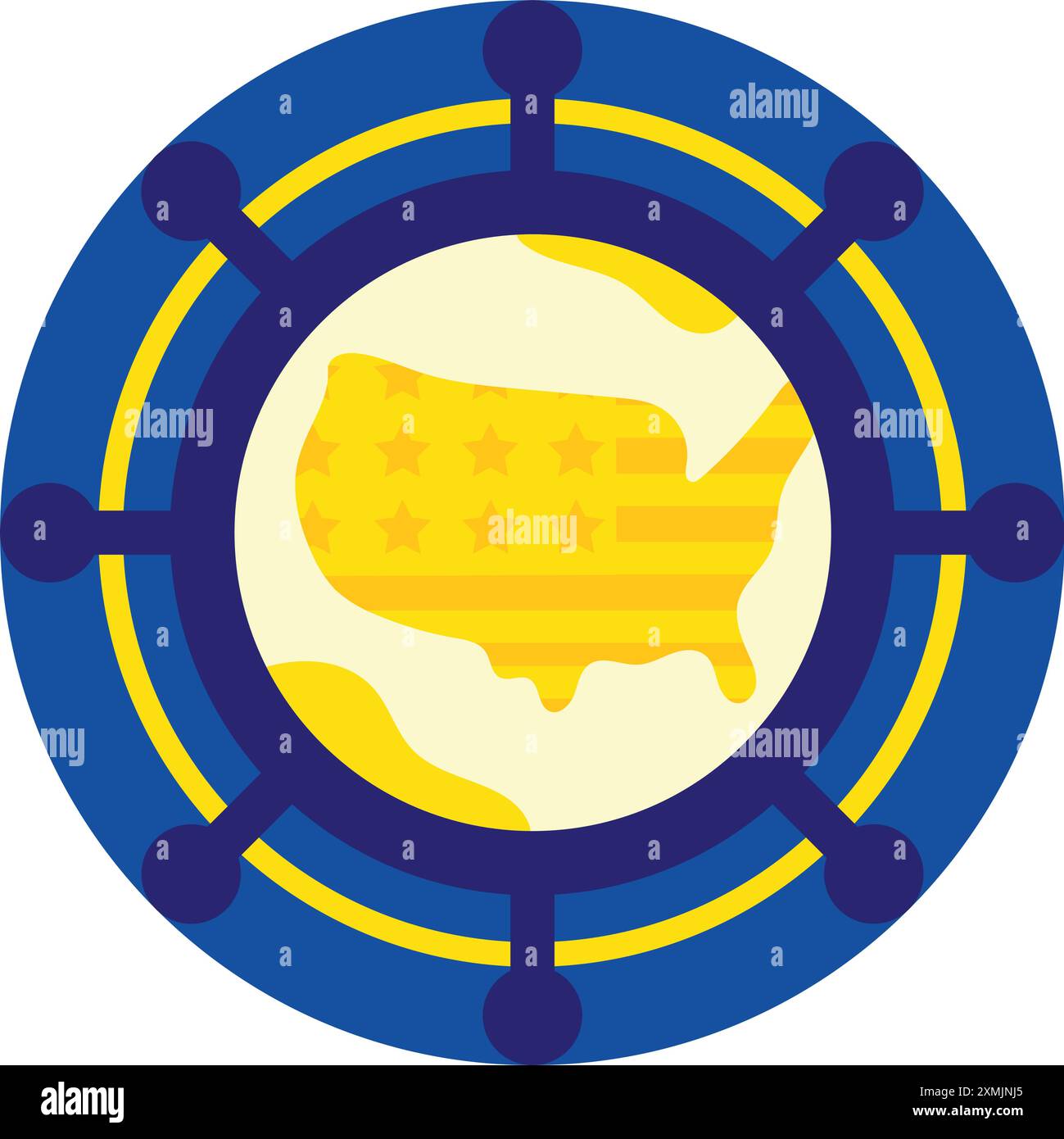 US Holiday Columbus Day Stock Vector