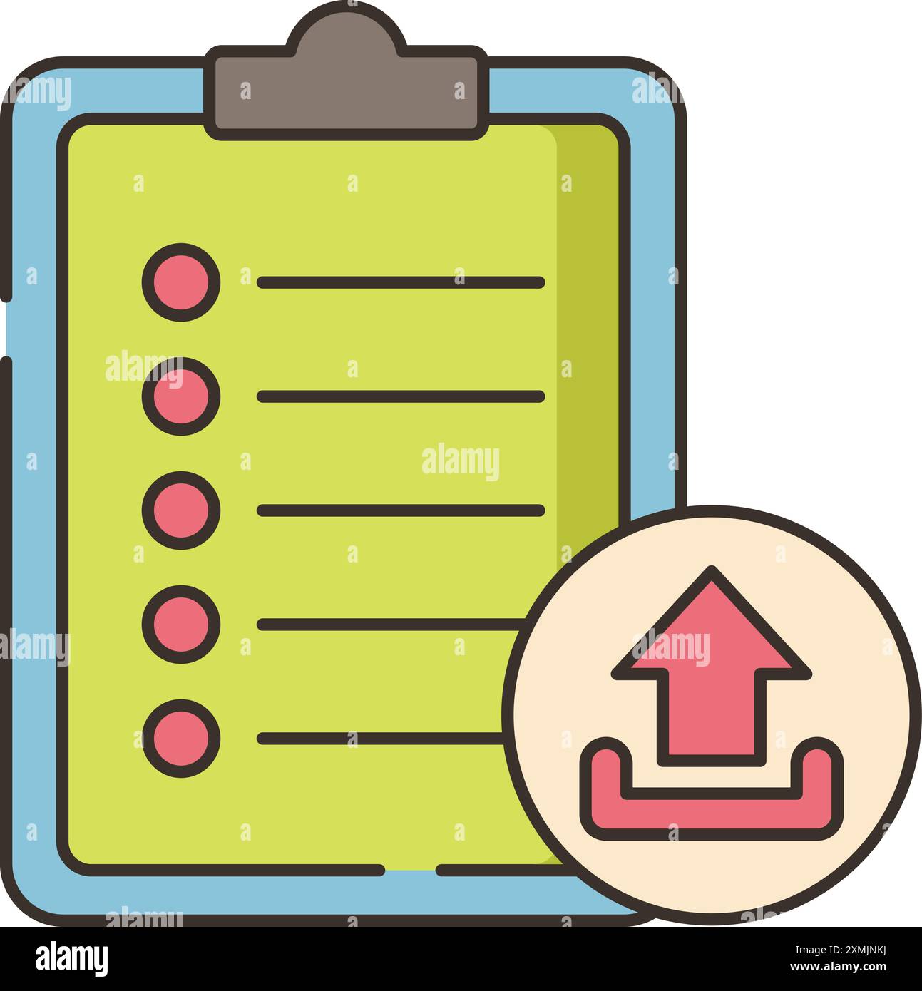 Upload Plans Icon Stock Vector