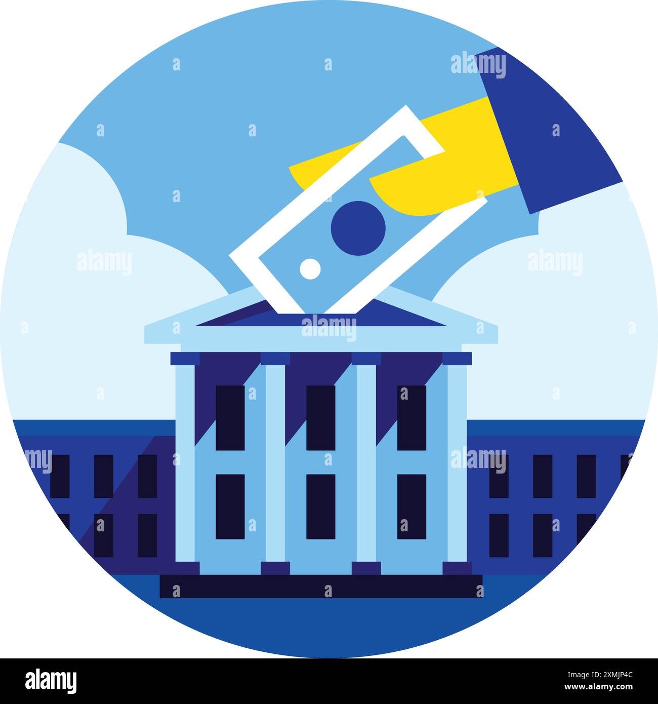 US Holiday Tax Day Stock Vector