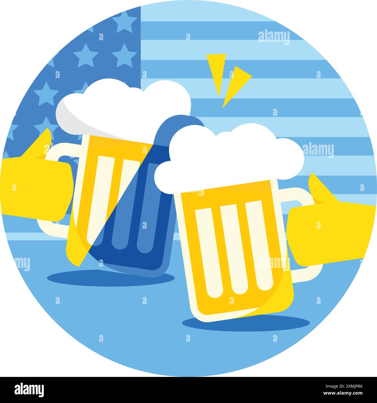 US Holiday Independence Day Stock Vector