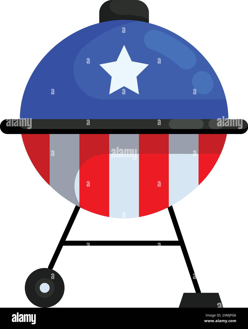 4th July BBQ Stock Vector
