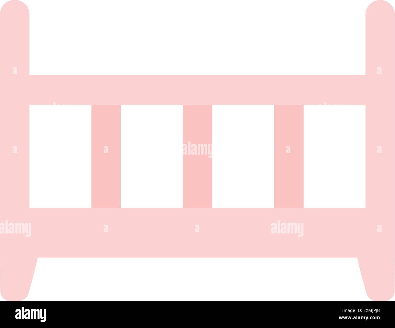 Baby Cradle Stock Vector