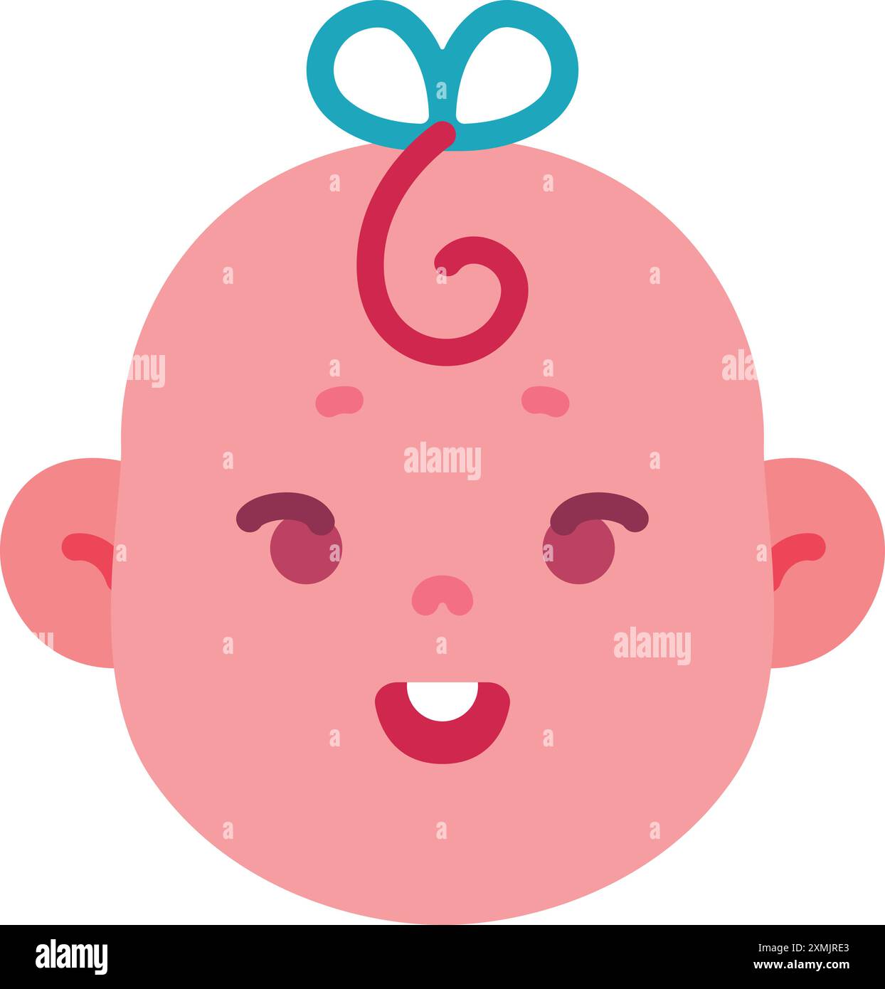 Baby Face Stock Vector