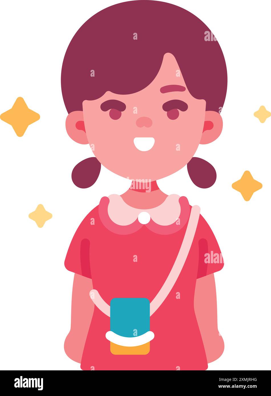 Cute Young Girl Stock Vector Image & Art - Alamy