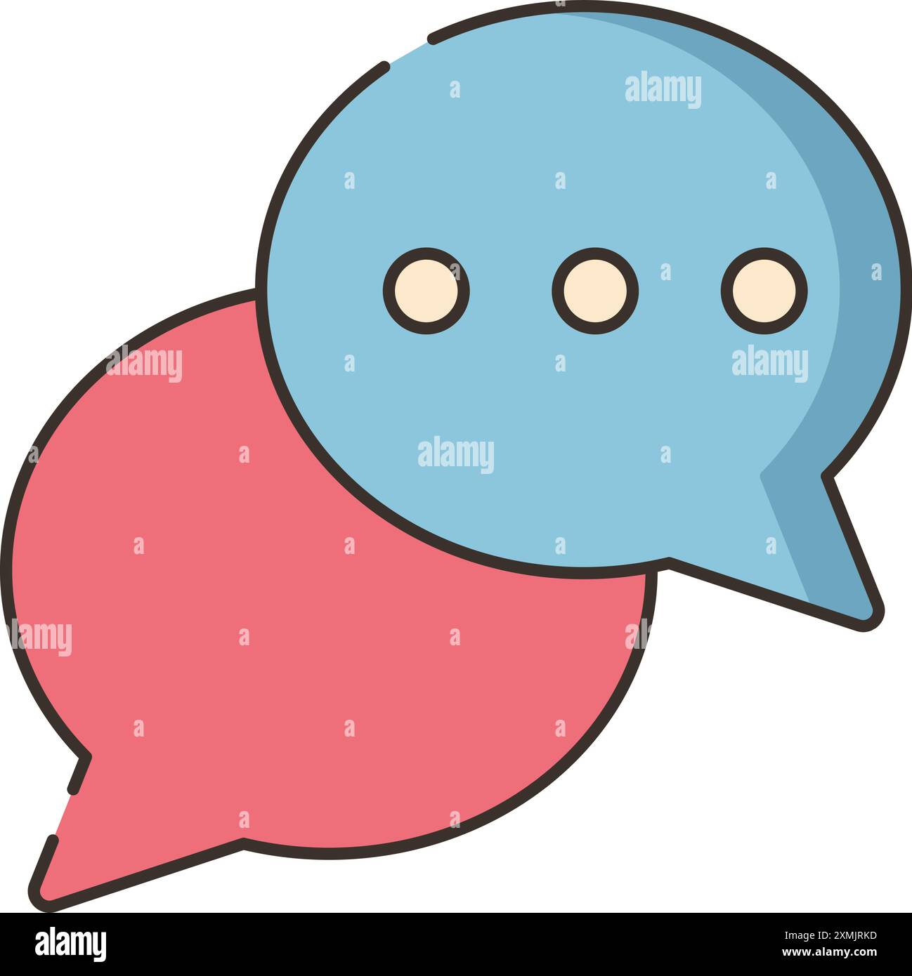 Chat Bubbles Icon Stock Vector