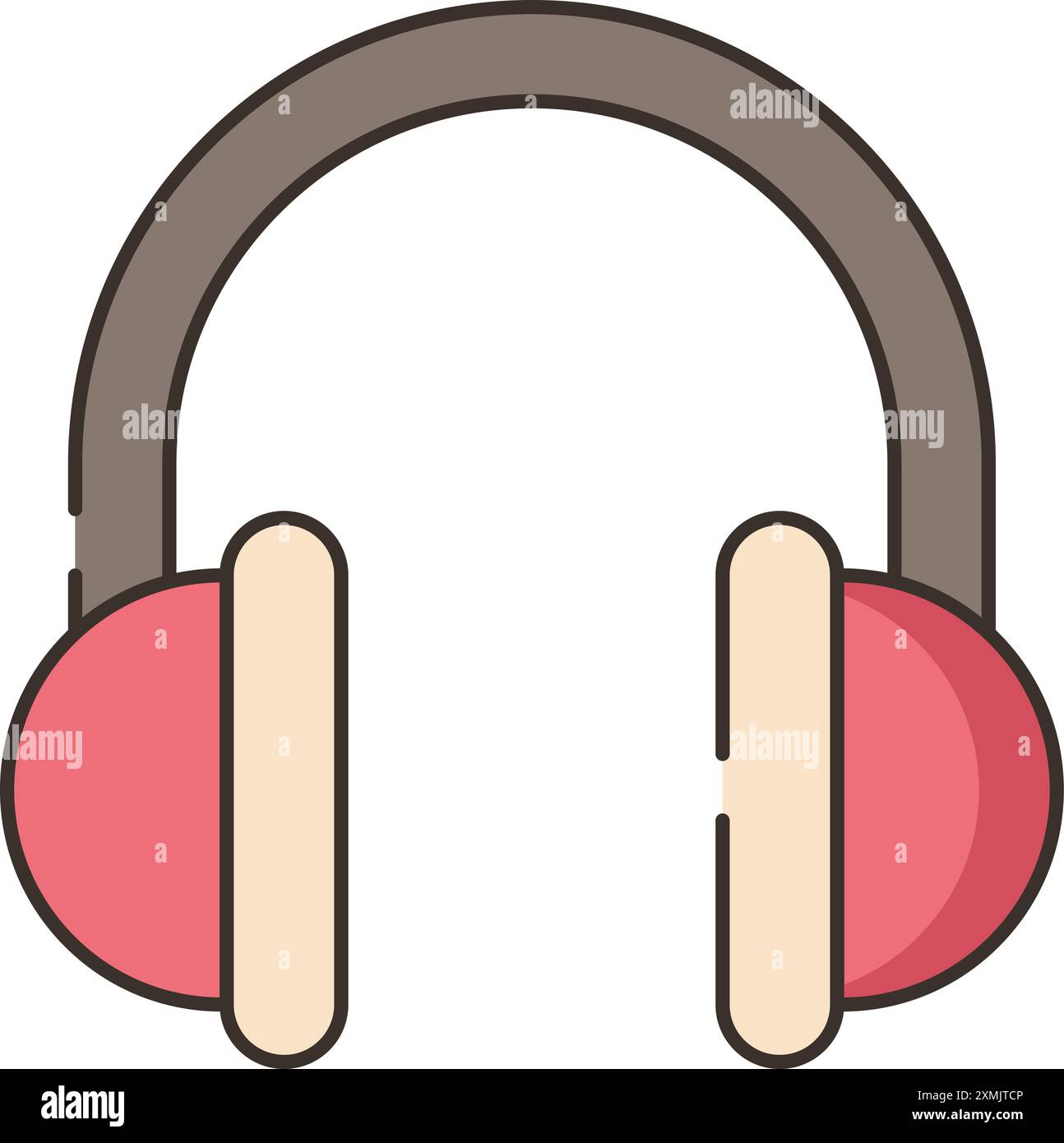 Headphones Web Icon Stock Vector