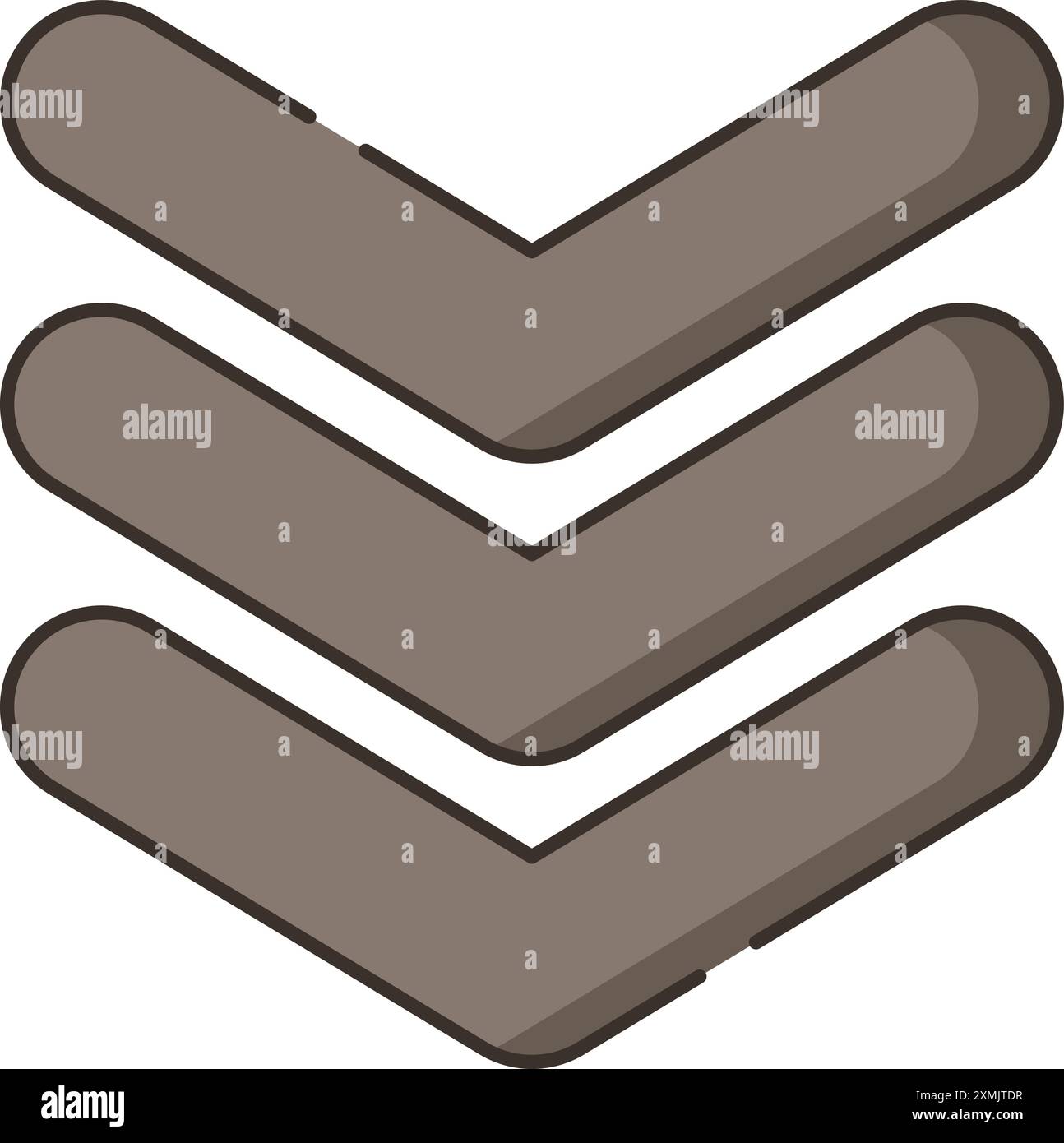 Arrow Down Web Icon Stock Vector