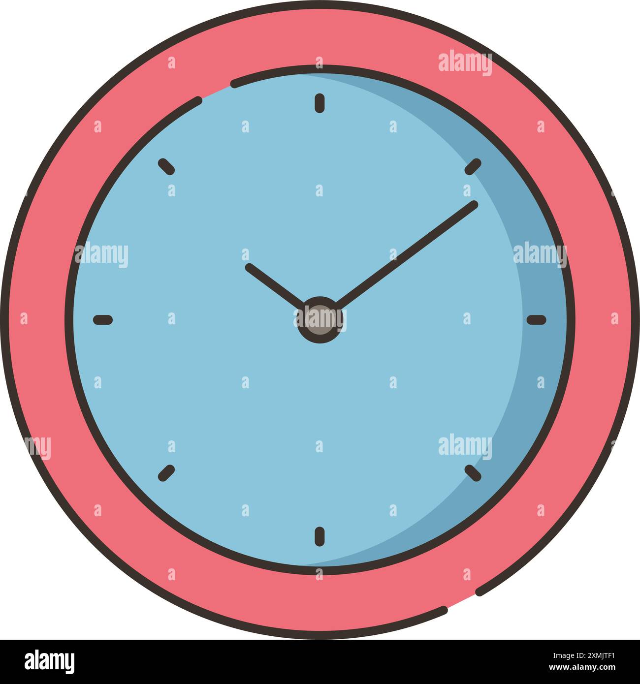 Clock Web Icon Stock Vector
