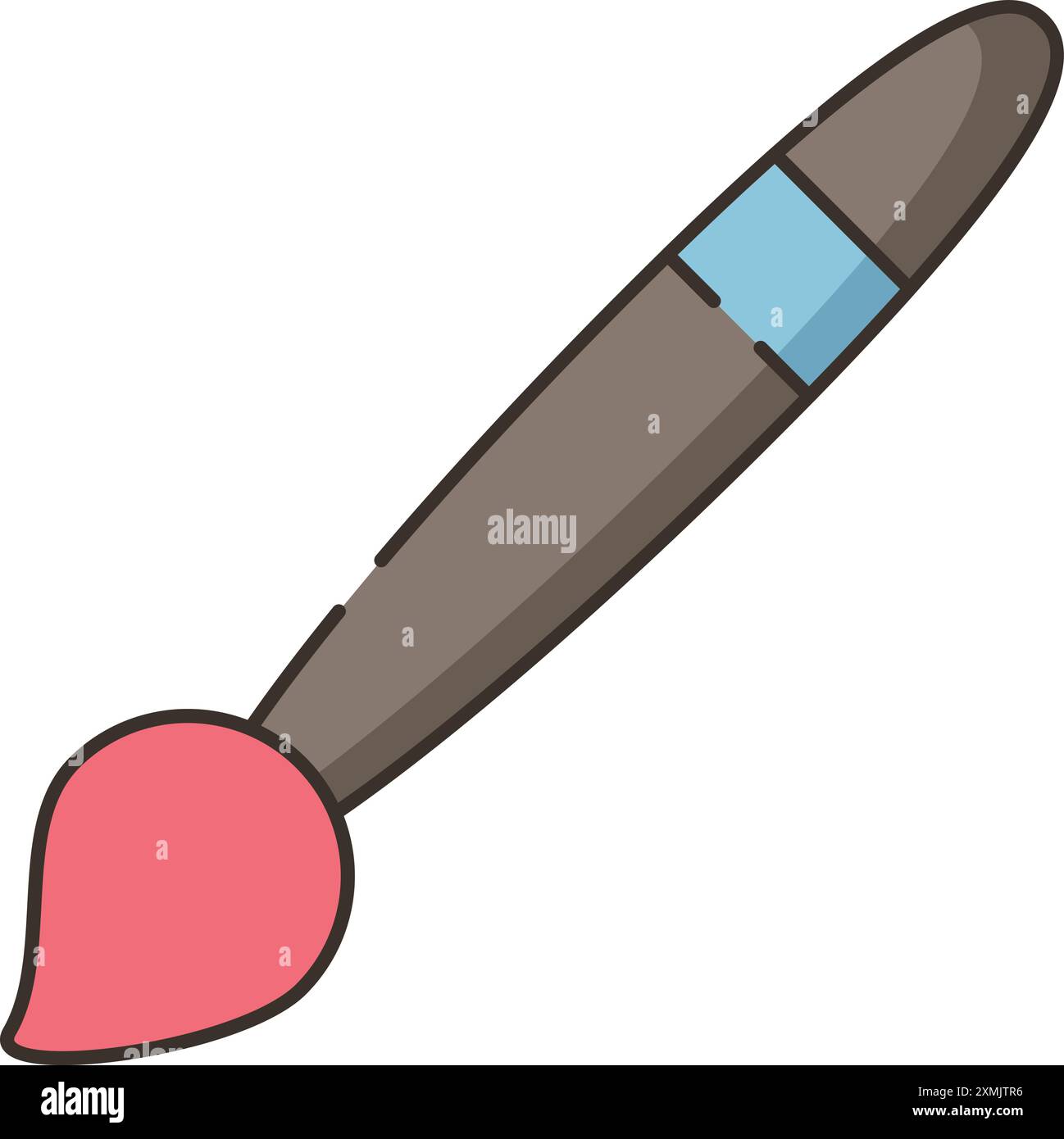 Brush Web Icon Stock Vector