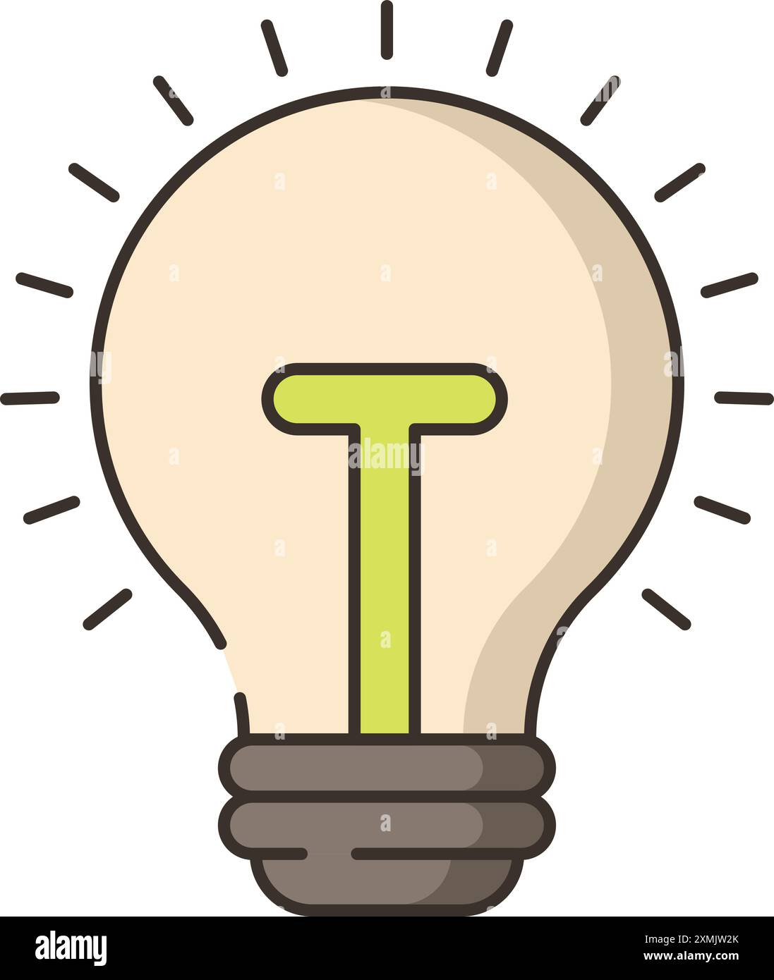 Lightbulb Web Icon Stock Vector