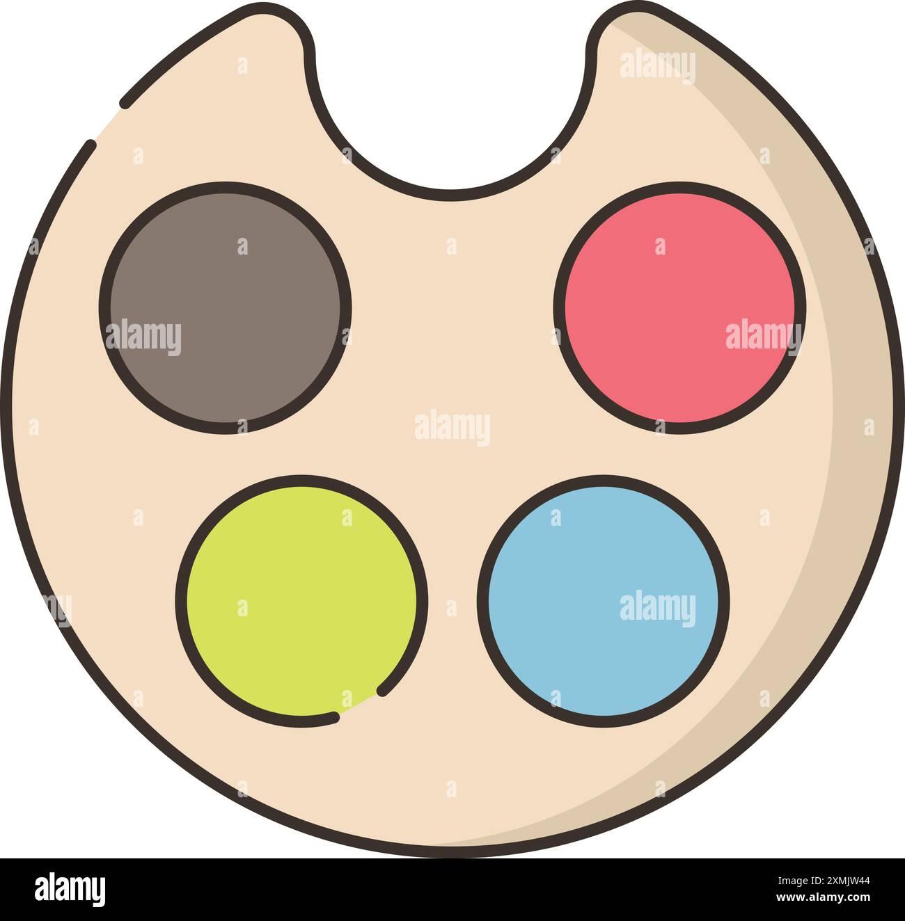 Palette Web Icon Stock Vector