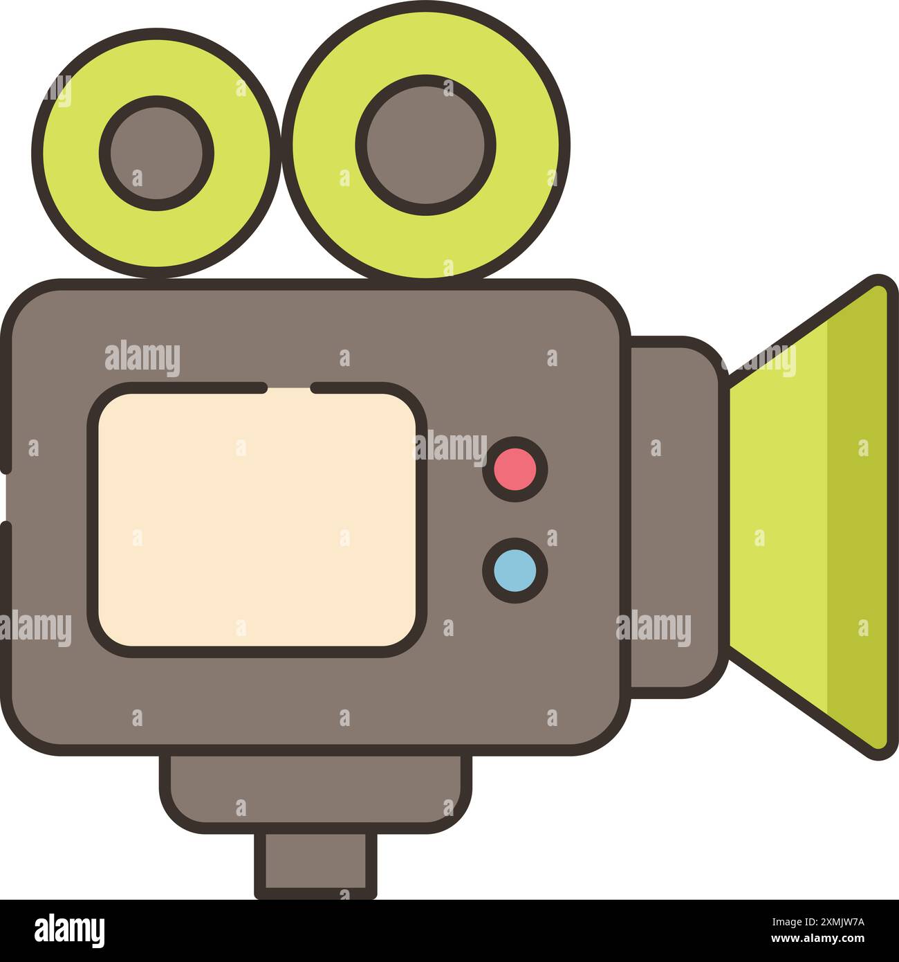 Video Camera Web Icon Stock Vector