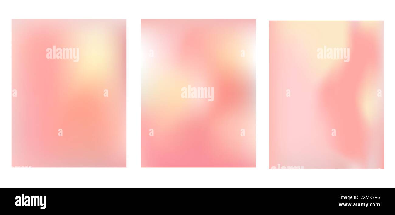 Autumn set gradient backgrounds. collection of vertical banners ...
