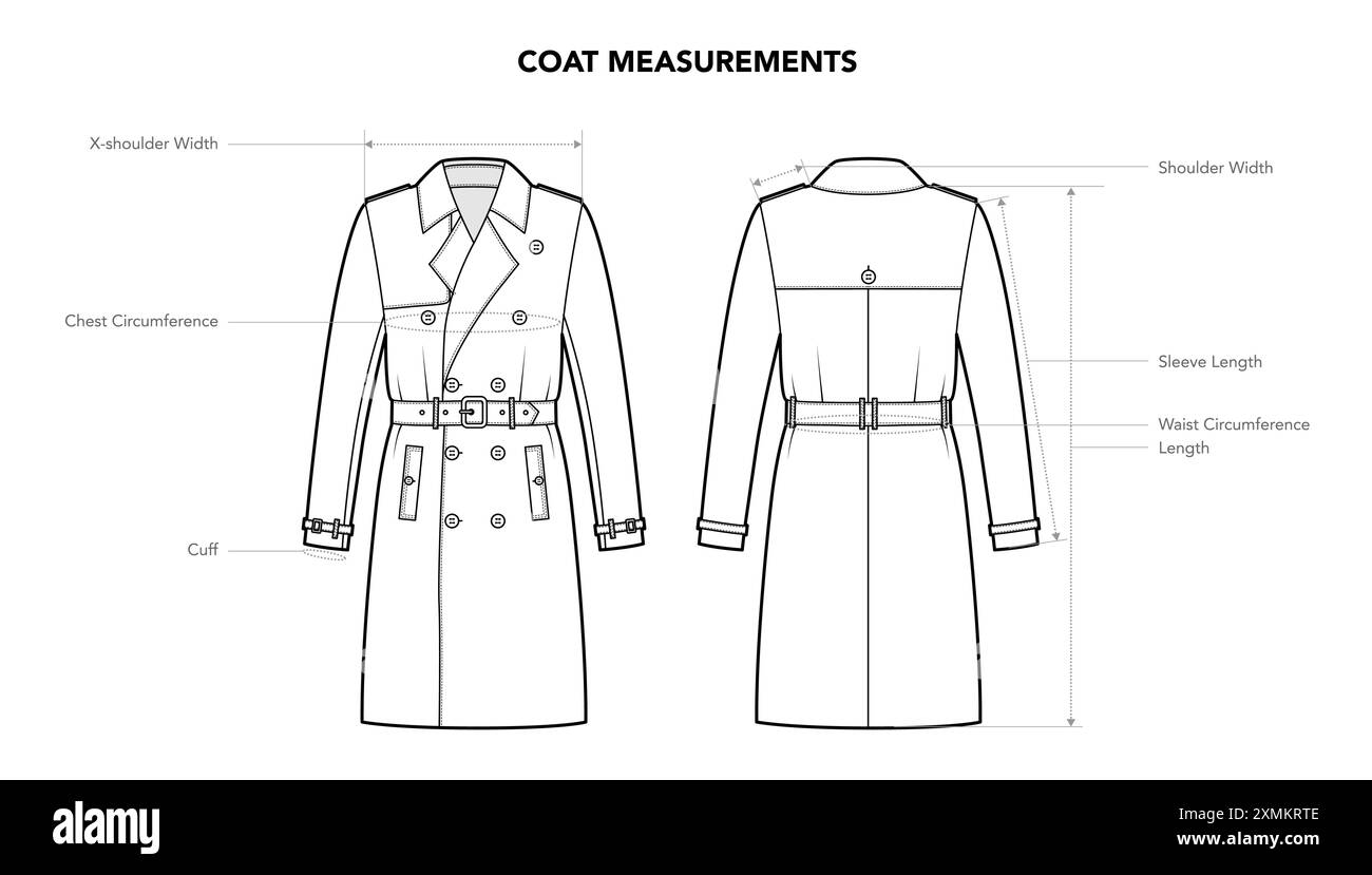 Sketch woman trench coat hi-res stock photography and images - Alamy