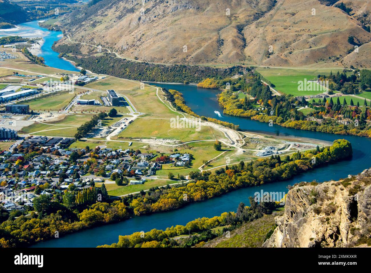 kawarau-river-new-zealand-stock-photo-alamy