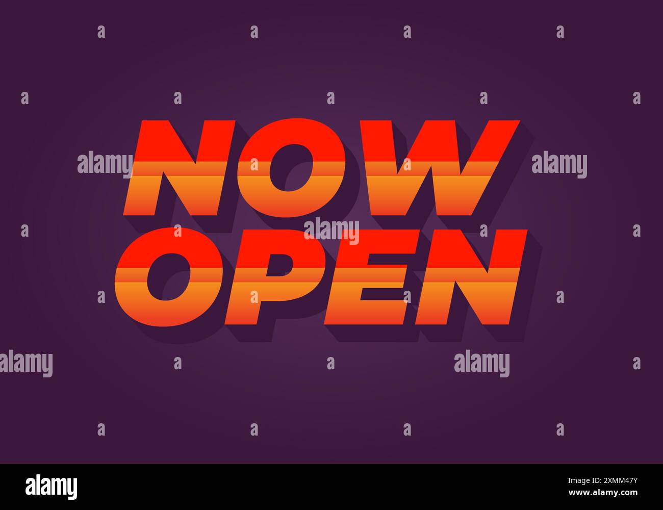 Now text in open hi res stock photography and images Alamy