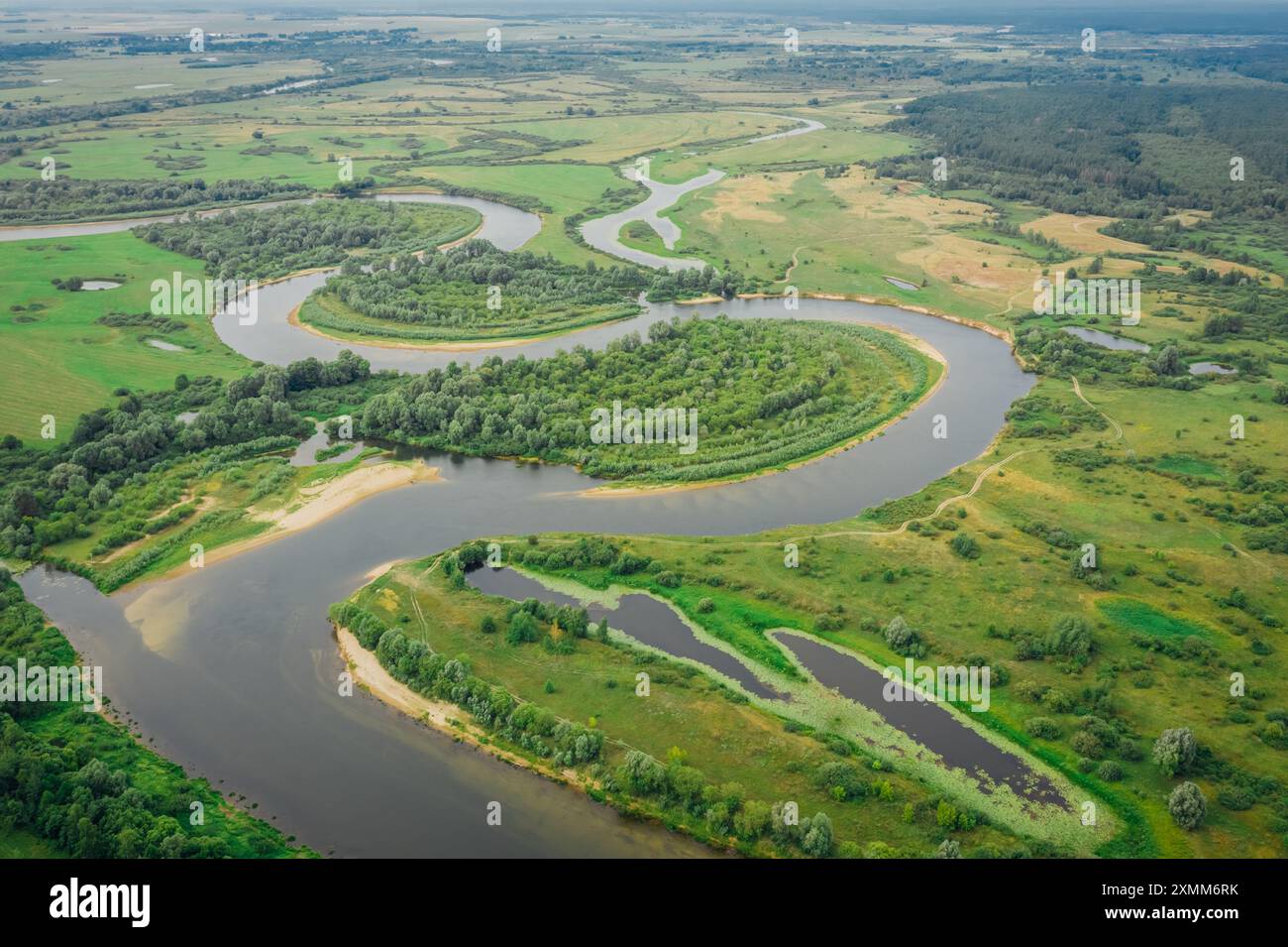 Aerial view area winding hi-res stock photography and images - Alamy