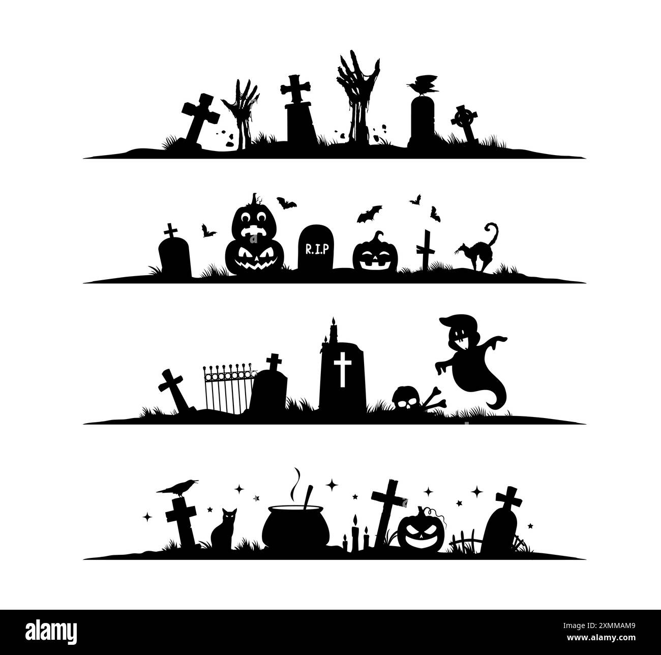 thumbnail image 2 of CNhoqc Halloween Village Scene Ornaments Accessories 2 of 11