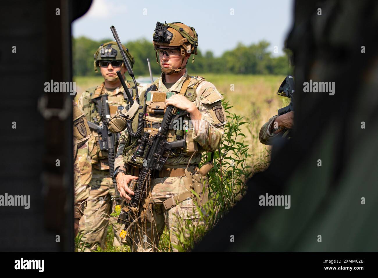 U.S. Army Soldiers assigned to 1st Security Force Assistance Brigade ...