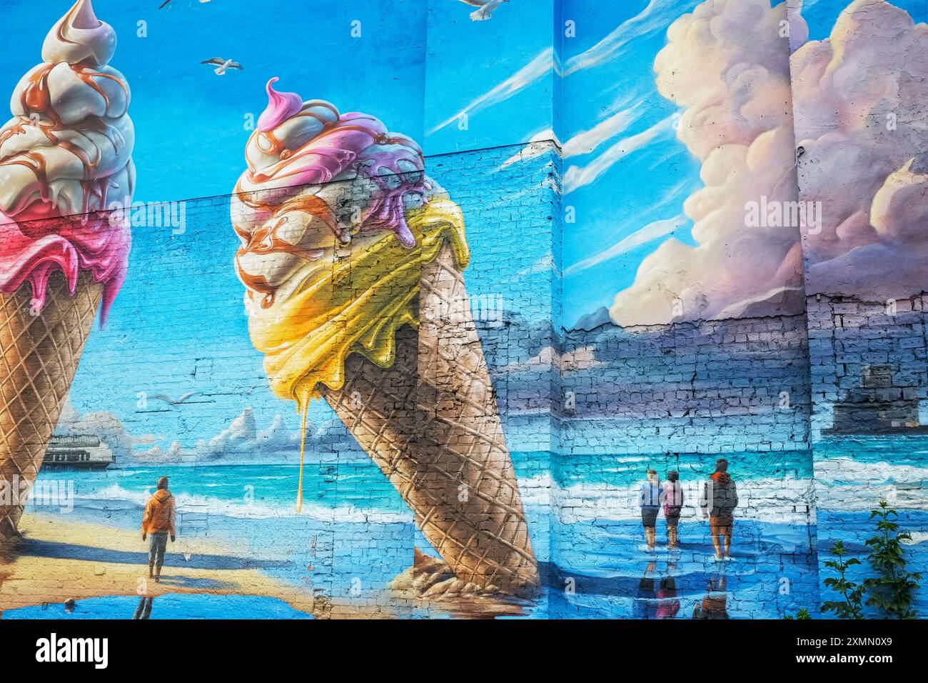Ice cream mural hi-res stock photography and images - Alamy