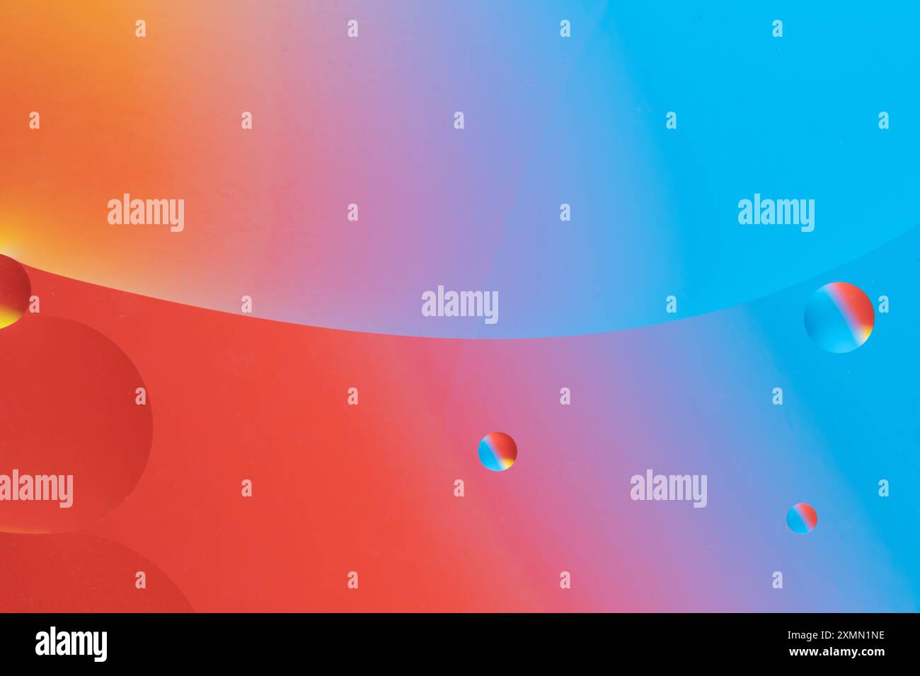 Bright abstract image with circles and smooth shapes Stock Photo