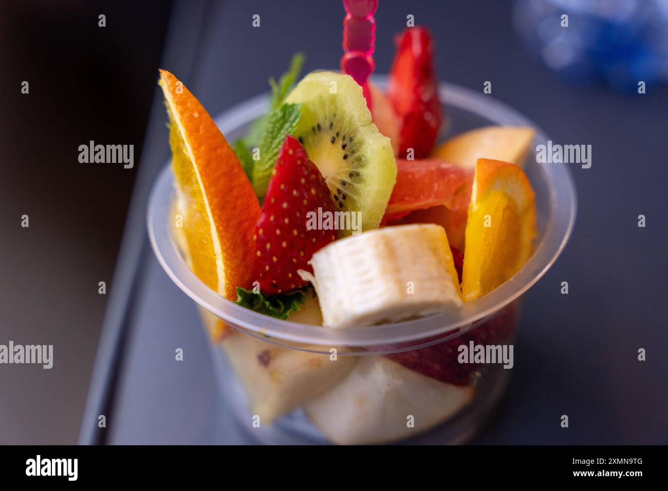 Fruit salad bowl pineapple berry hi-res stock photography and images ...