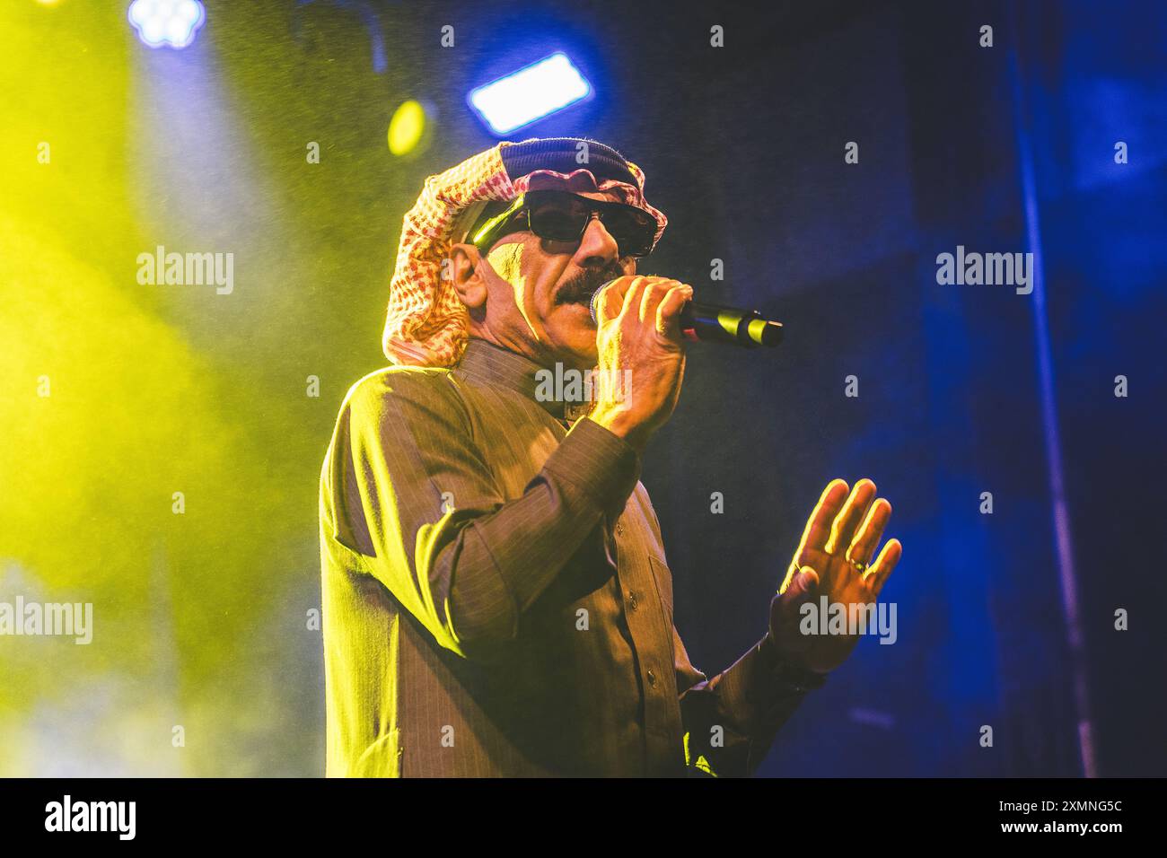 Sydregote, Faroe Island. 21st, July 2024. The Syrian singer Omar