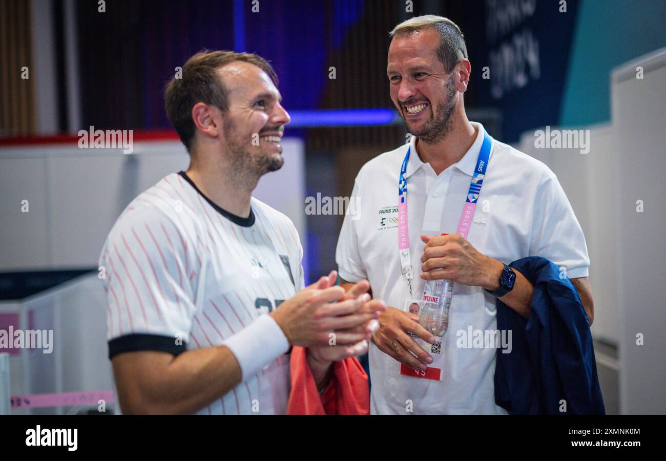 Pascal Hens Paris, France. 29th Jul 2024. Kai Haefner (GER) and Pascal Hens Paris ...