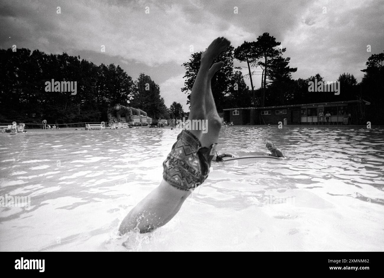 Oldest Swimming Pool - Pells Pool , Lewes 7 August 1990 Picture by ...
