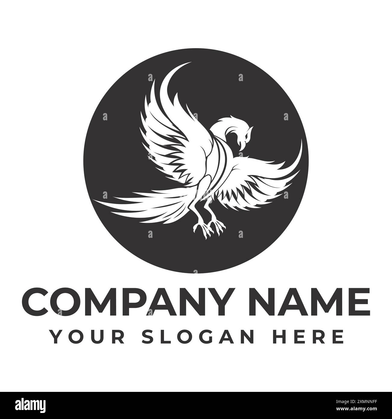 Phoenix logo vector illustrations design icon symbols Stock Vector ...