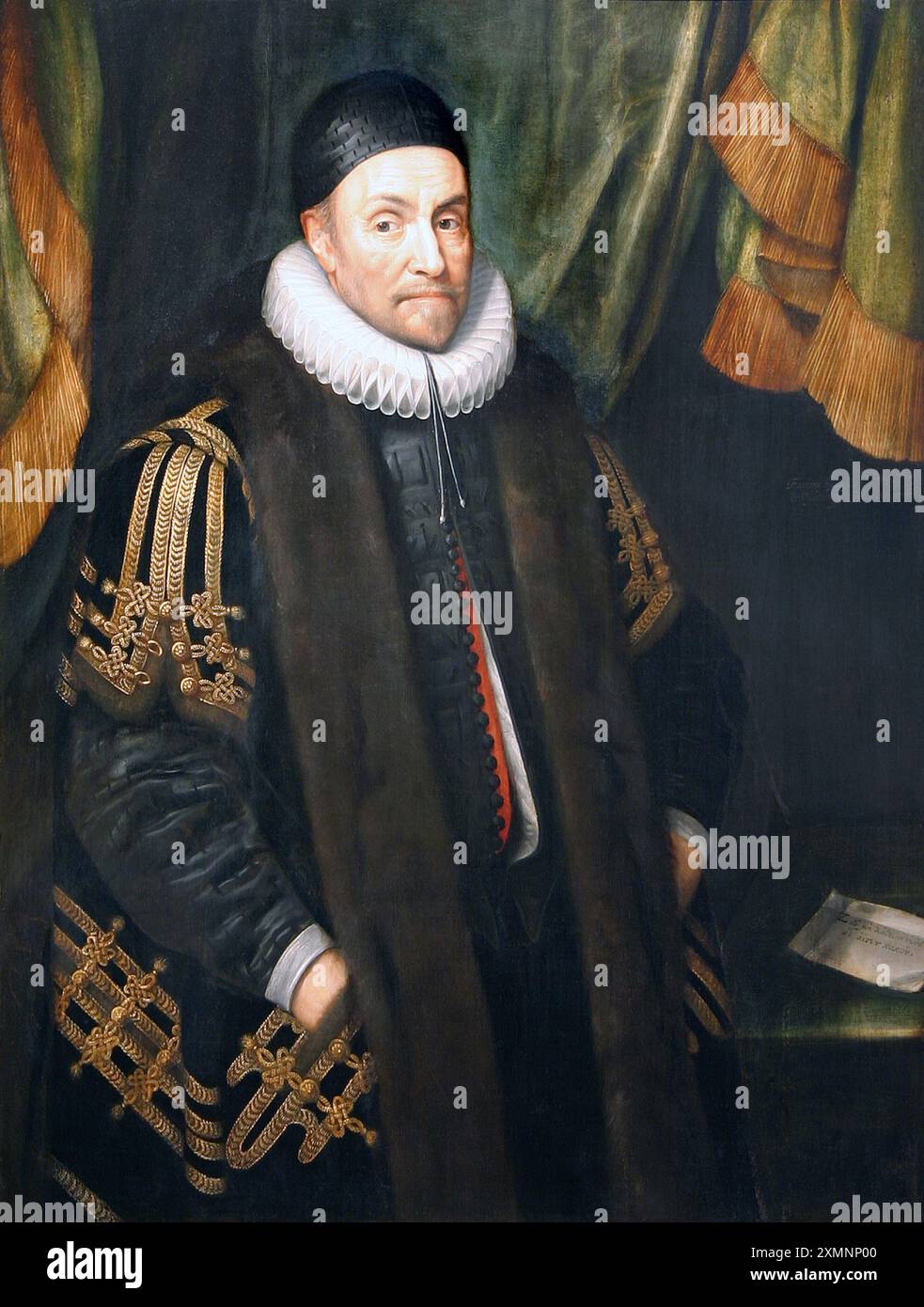 Prince  William of Orange,William the Silent, William I,(1533–1584).by Michiel Jansz van Mierevelt (1566-1641). Stock Photo