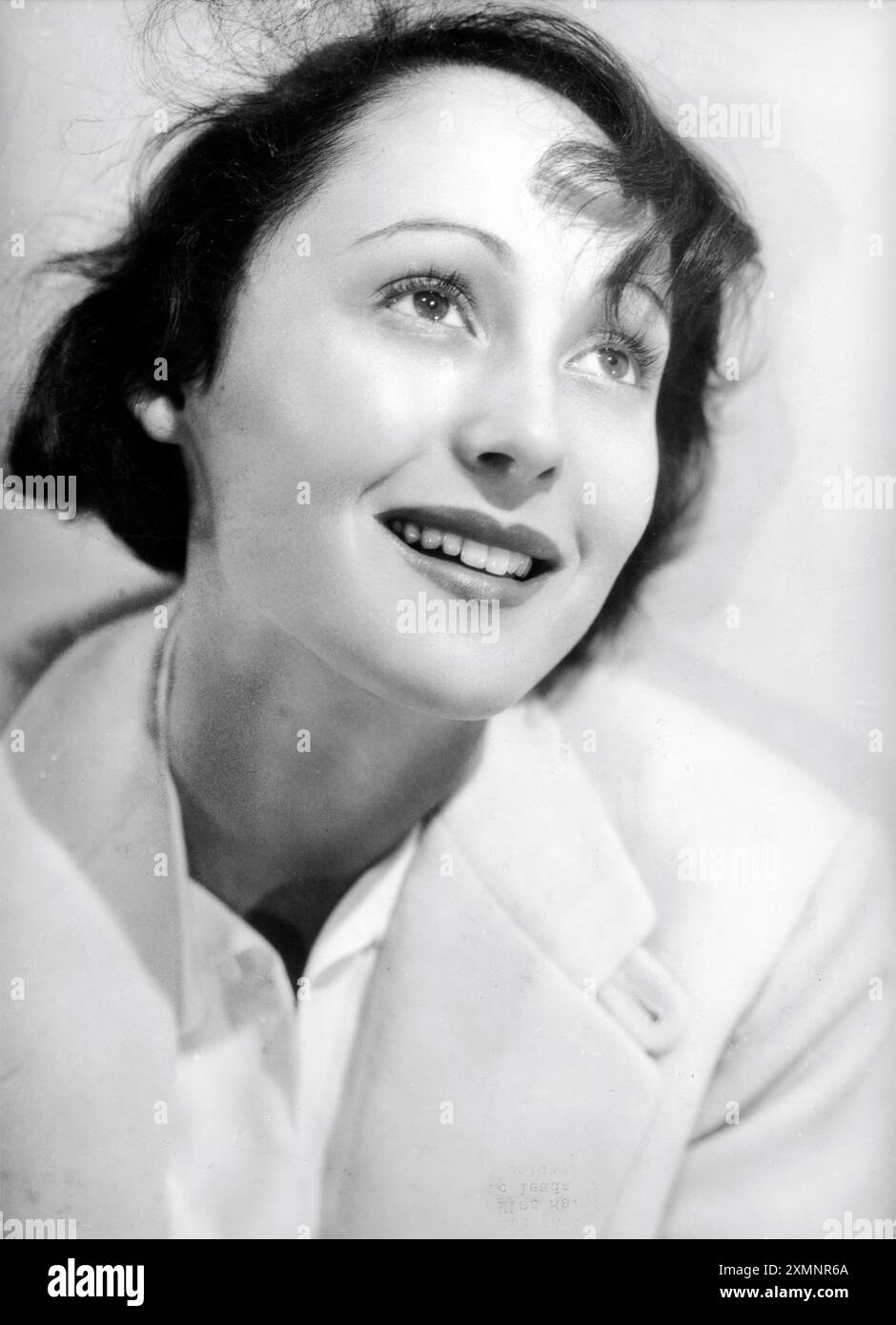 LUISE RAINER 1937 Portrait by TED ALLAN publicity for Metro Goldwyn Mayer (MGM) Stock Photo