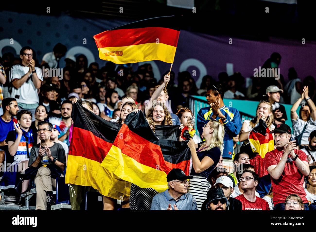 Deutsche Fans Tischtennis, Olympische Spiele Paris 2024 am 29. 07. 2024