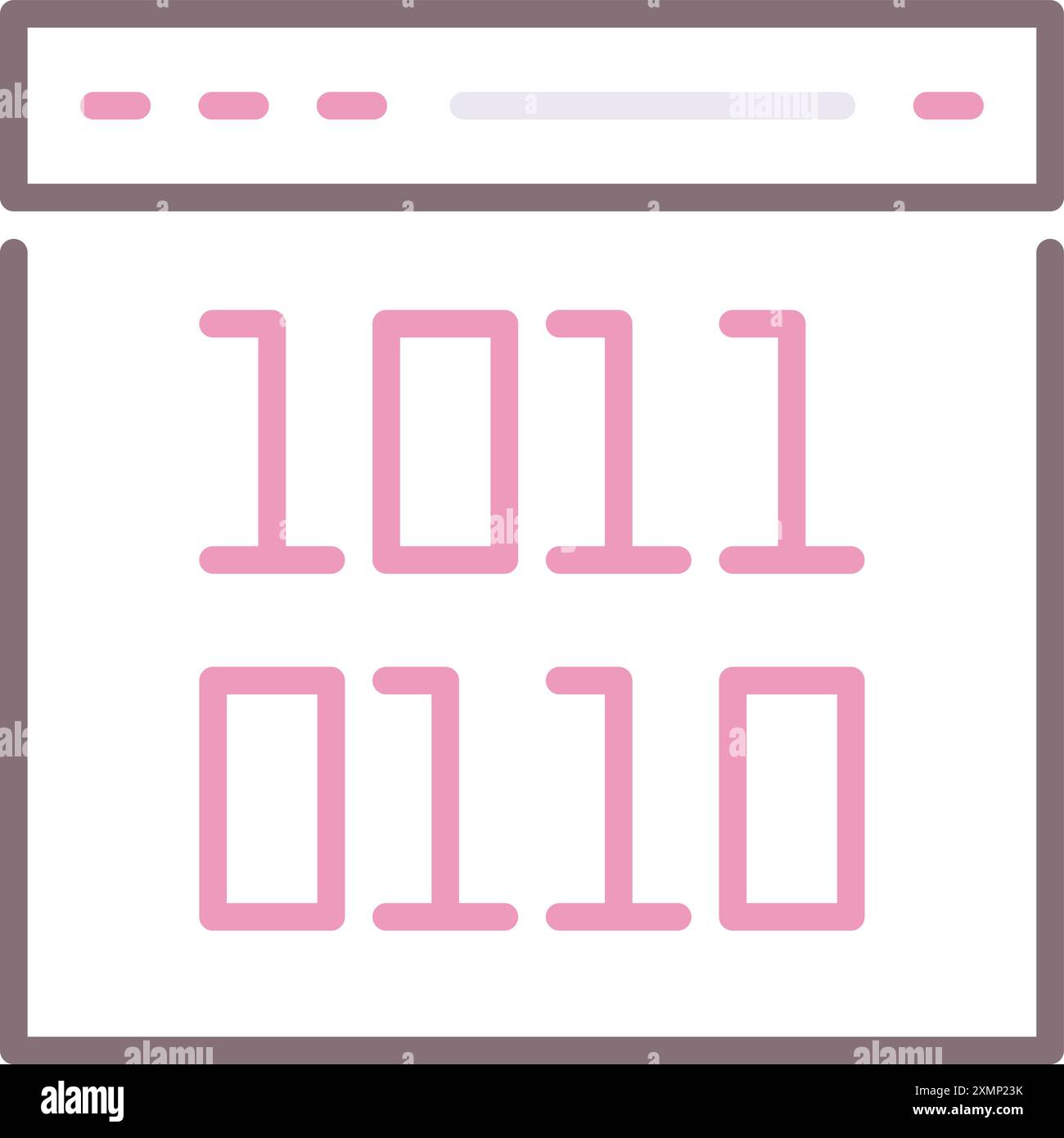 Binary Stock Vector