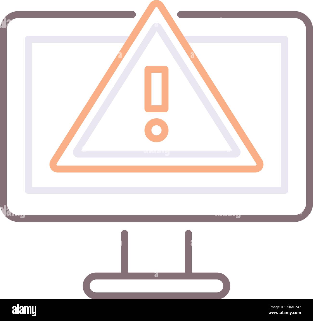 Presentation screen error Stock Vector Images - Alamy