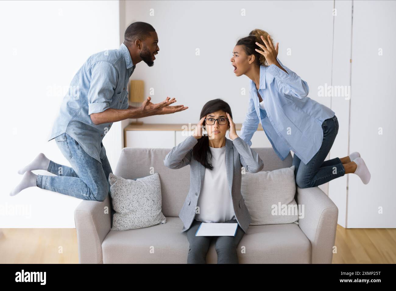 Black afro counselor hi-res stock photography and images - Alamy